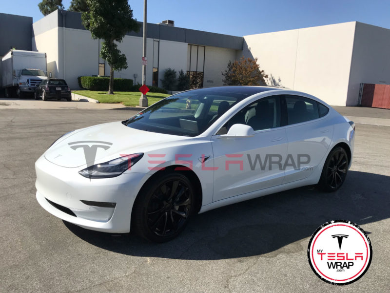 Tesla Model 3 Wrapped Tesla Car Wrap