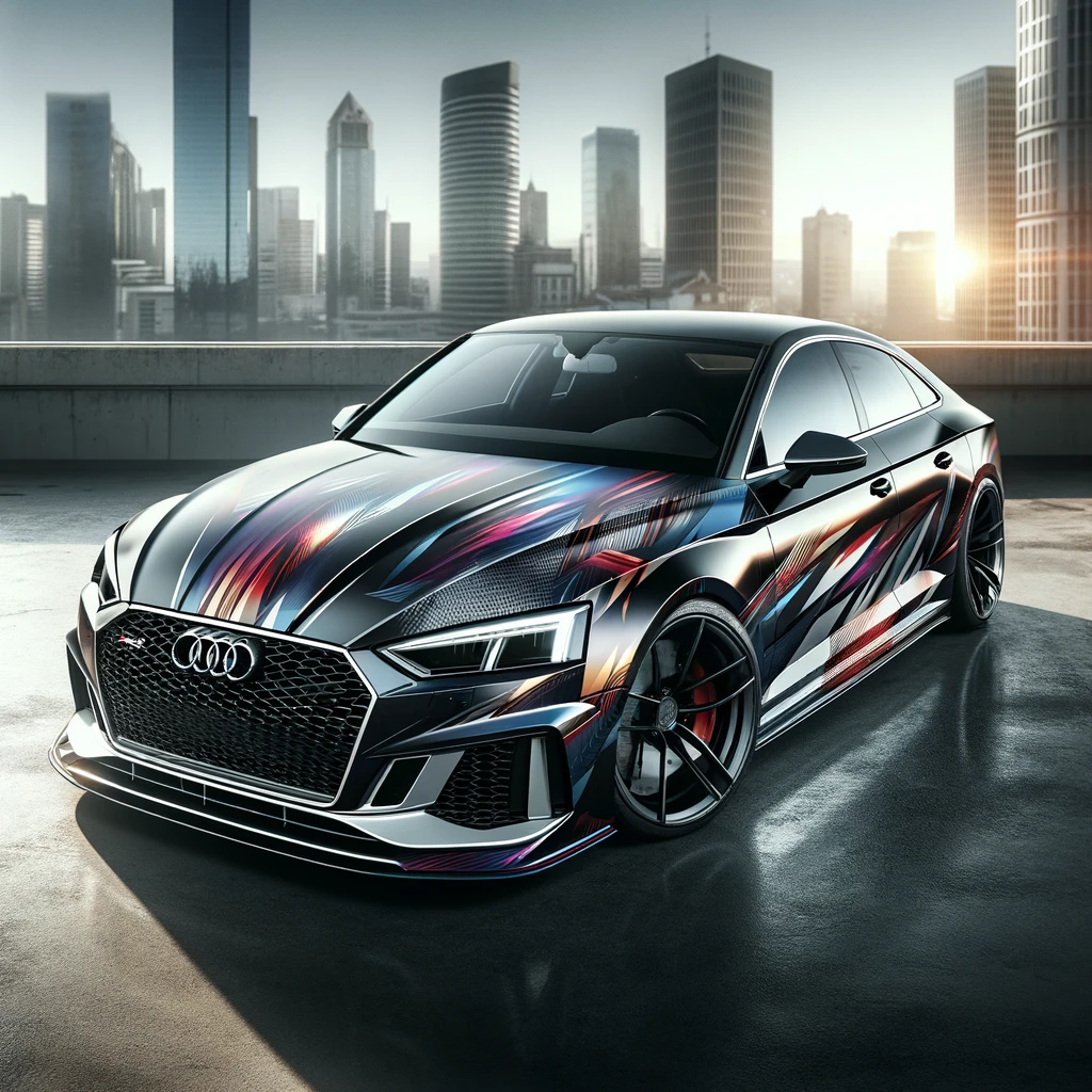 AUDI RS5 vinyl wrapped